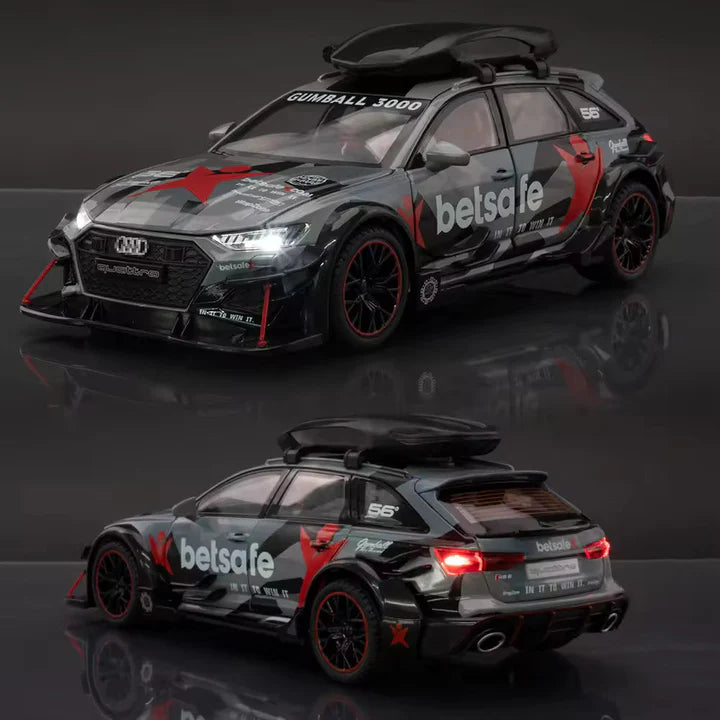 Audi Rs6 Militery - Diecast Metal Car - Scale 1:24/1:32