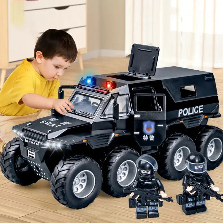 8X8 OFF-ROAD REFITTED MODEL ADVENTURE SUV - Diecast Metal Car - Scale 1:32