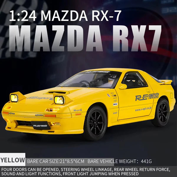 Mazda Savanna RX-7 - Diecast Metal Car - Scale 1:24