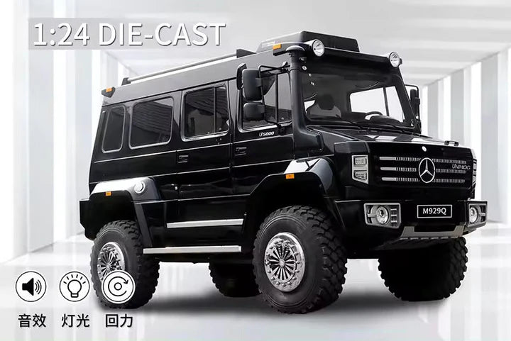 Mercedes- Benz Unimog  - Diecast Metal Car - Scale 1:24