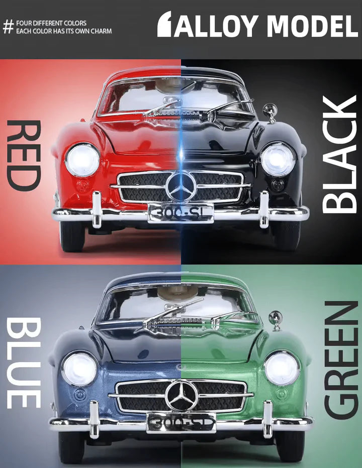 1954 Mercedes-Benz 300SL W198 - Diecast Metal Car - Scale 1:24