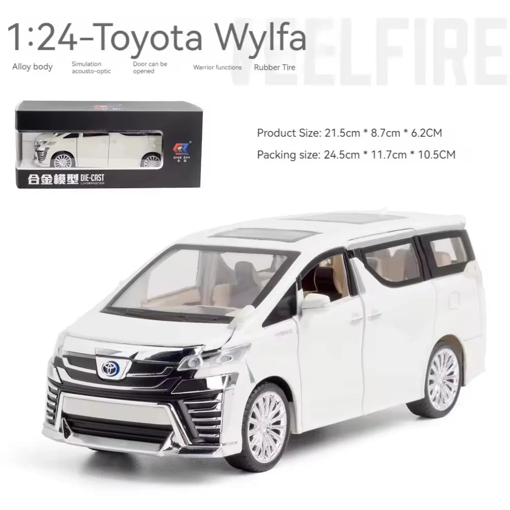 Toyota Vellfire - Diecast Metal Car - Scale 1:24