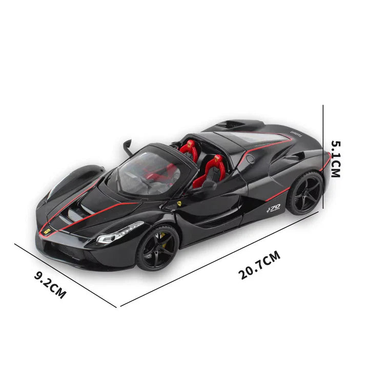 BIG SIZE Ferrari Rafa Roadster SPORT- Diecast Metal Car - Scale 1:24