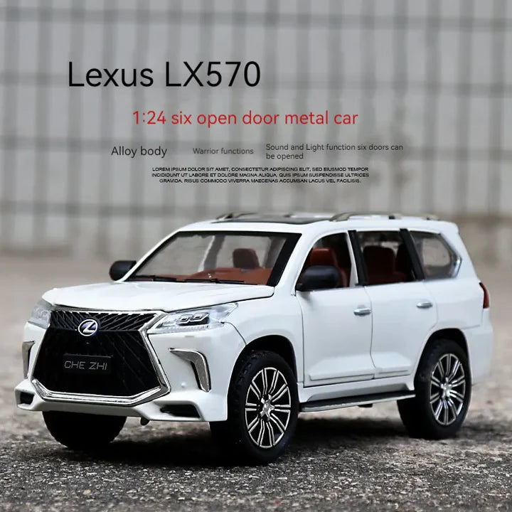 Lexus Lx570 - Diecast Metal Car - Scale 1:24/1:32