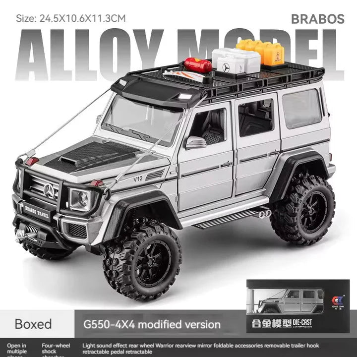 Mercedes-benz Brabus G550 - Diecast Metal Car - Scale 1:24
