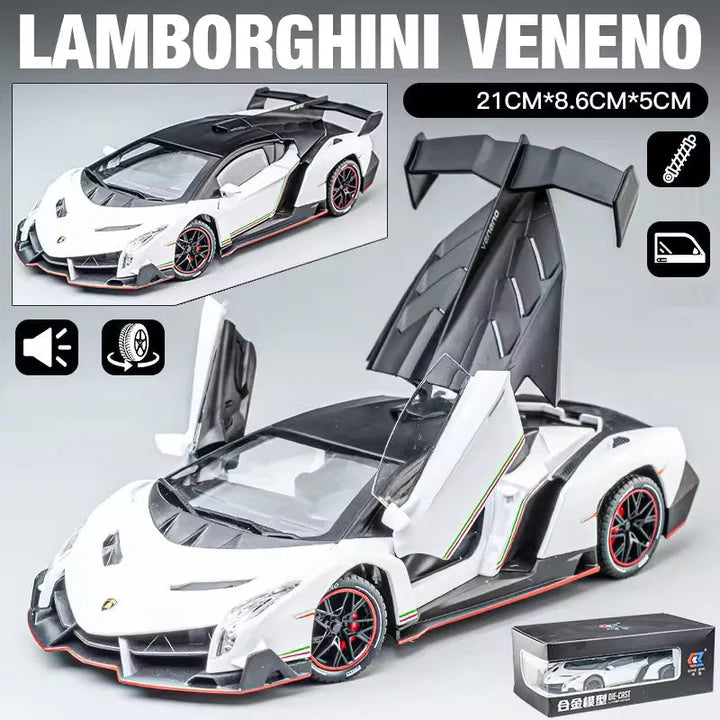 Lamborghini Veneno  - Diecast Metal Car - Scale 1:24