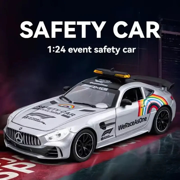 Mercedes-benz Amg Gt Safety Car - Diecast Metal Car - Scale 1:24
