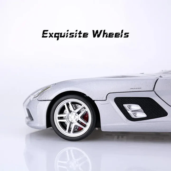 Mercedes- Benz Slr Stirling Convertible Sports - Diecast Metal Car - Scale 1:24