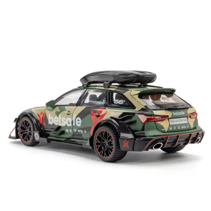 Audi Rs6 Militery - Diecast Metal Car - Scale 1:24/1:32