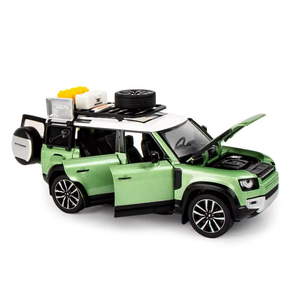 Land Rover Defender Outdoor Edition - Diecast Metal Car - Scale 1:32