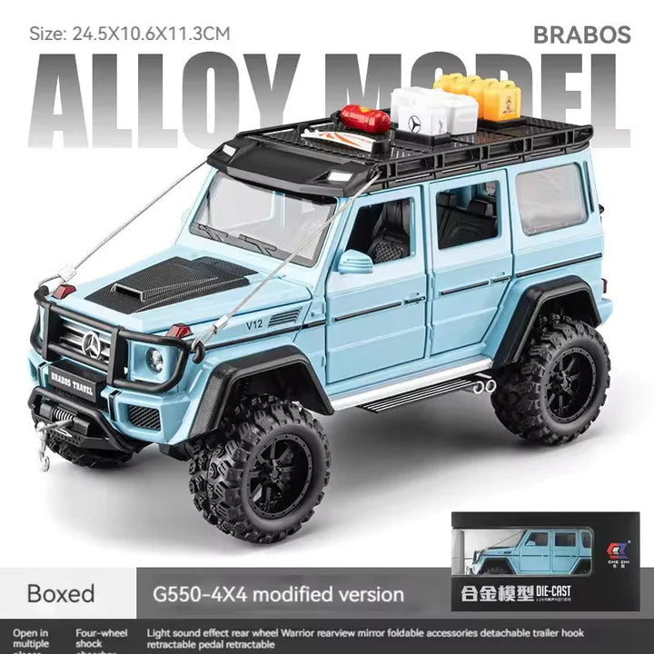 Mercedes-benz Brabus G550 - Diecast Metal Car - Scale 1:24