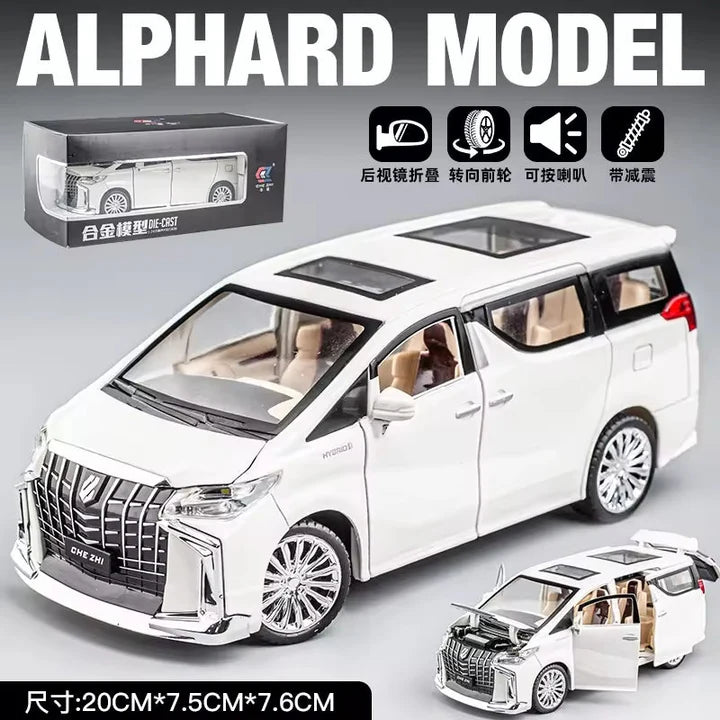 Toyota  Alphard - Diecast Metal Car - Scale 1:32 / 1:24