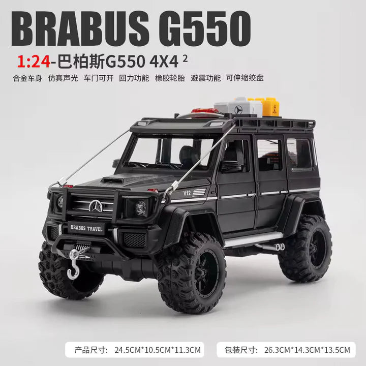 Mercedes-benz Brabus G550 - Diecast Metal Car - Scale 1:24