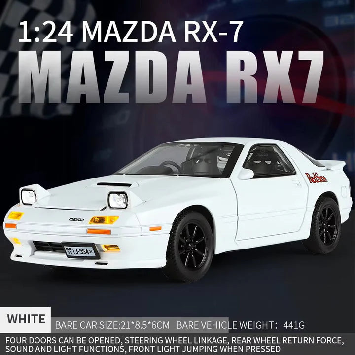 Mazda Rx7 - Diecast Metal Car - Scale 1:24