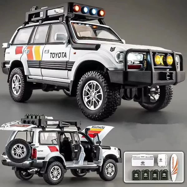 Toyota Land Cruiser LC80 - Diecast Metal Car - Scale 1:24