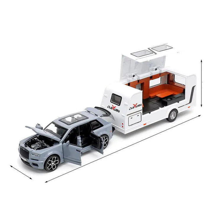 Rolls Royce Cullinan Trailer - Diecast Metal Car - Scale 1:24