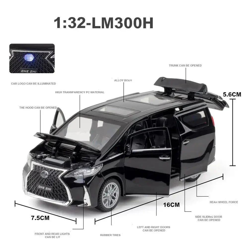Lexus LM300 - Diecast Metal Car - Scale 1:32