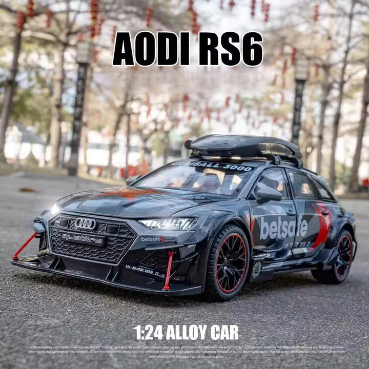Audi Rs6 Militery - Diecast Metal Car - Scale 1:24/1:32