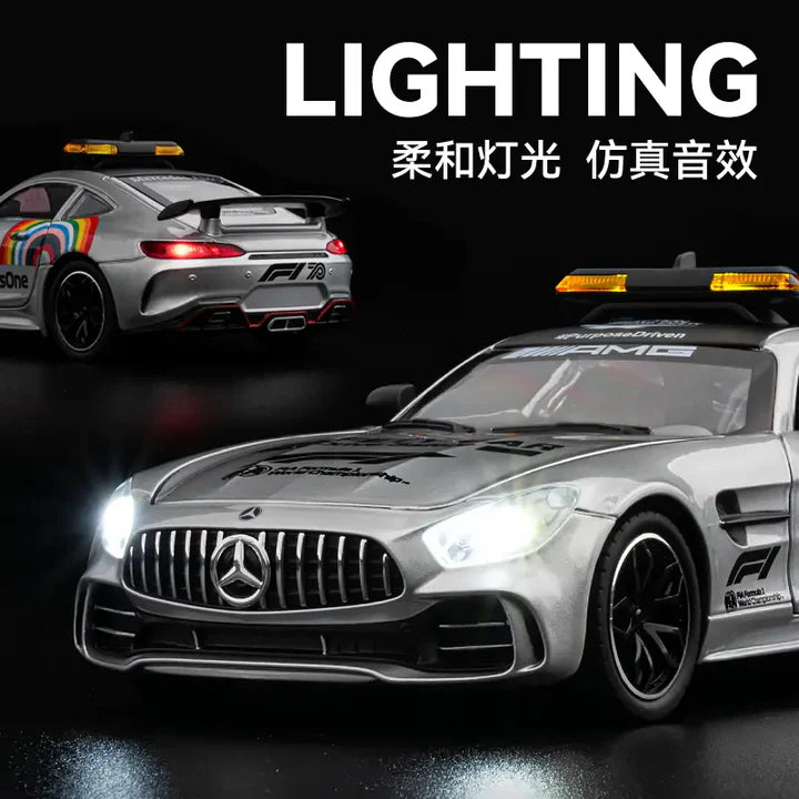 Mercedes-benz Amg Gt Safety Car - Diecast Metal Car - Scale 1:24