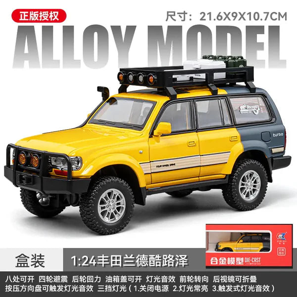 Toyota Land Cruiser LC80 - Diecast Metal Car - Scale 1:24