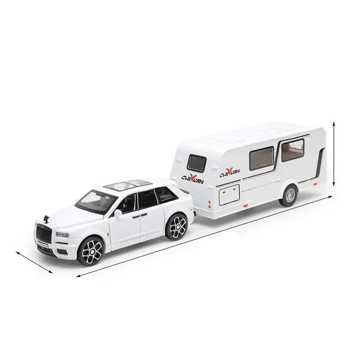 Rolls Royce Cullinan Trailer - Diecast Metal Car - Scale 1:24