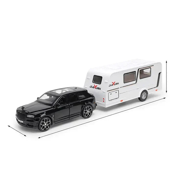 Rolls Royce Cullinan Trailer - Diecast Metal Car - Scale 1:24