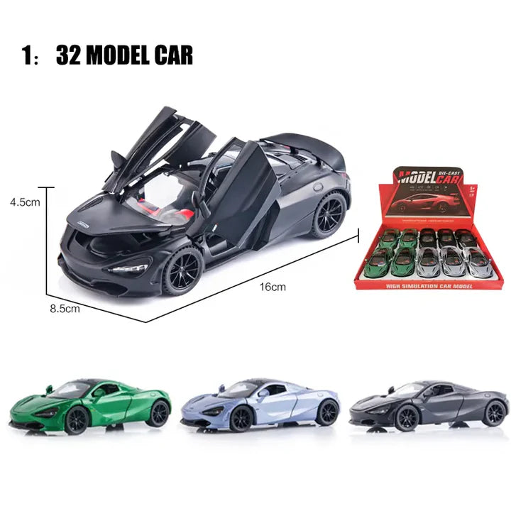 Mc Laren 720s - Diecast Metal Car - Scale 1:32