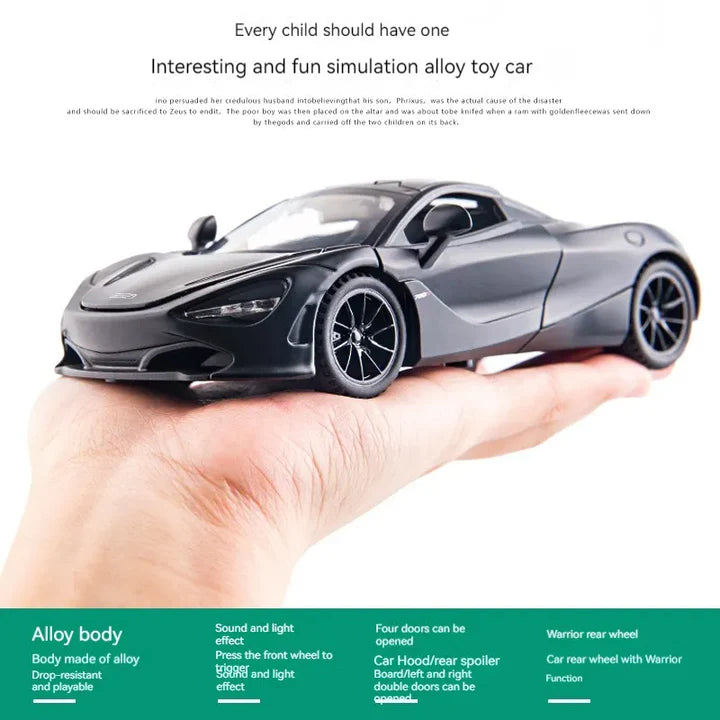 Mc Laren 720s - Diecast Metal Car - Scale 1:32