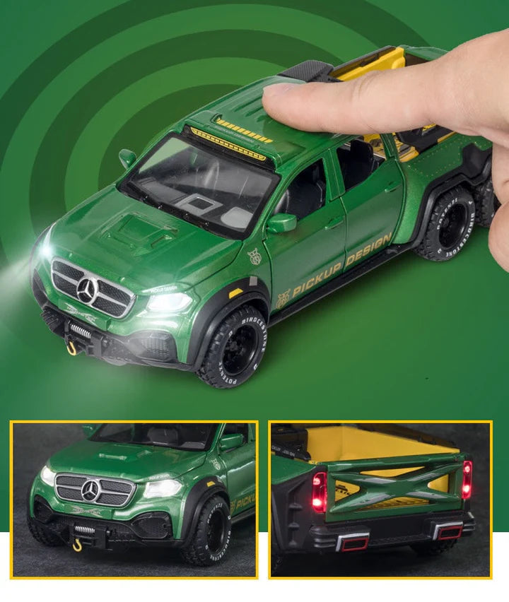 BIG SIZE MERCEDES AMG 6*6 - Diecast Metal Car - Scale 1:24
