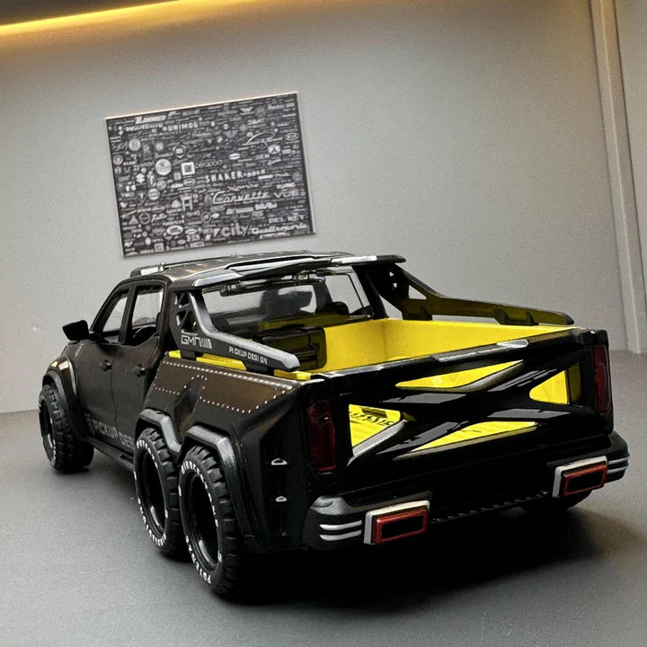 BIG SIZE MERCEDES AMG 6*6 - Diecast Metal Car - Scale 1:24