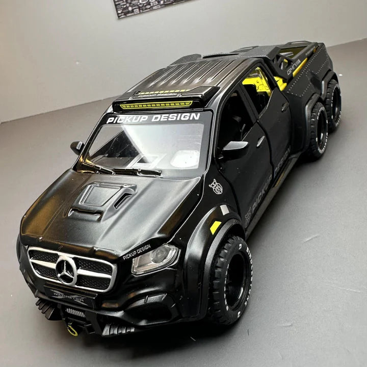 BIG SIZE MERCEDES AMG 6*6 - Diecast Metal Car - Scale 1:24