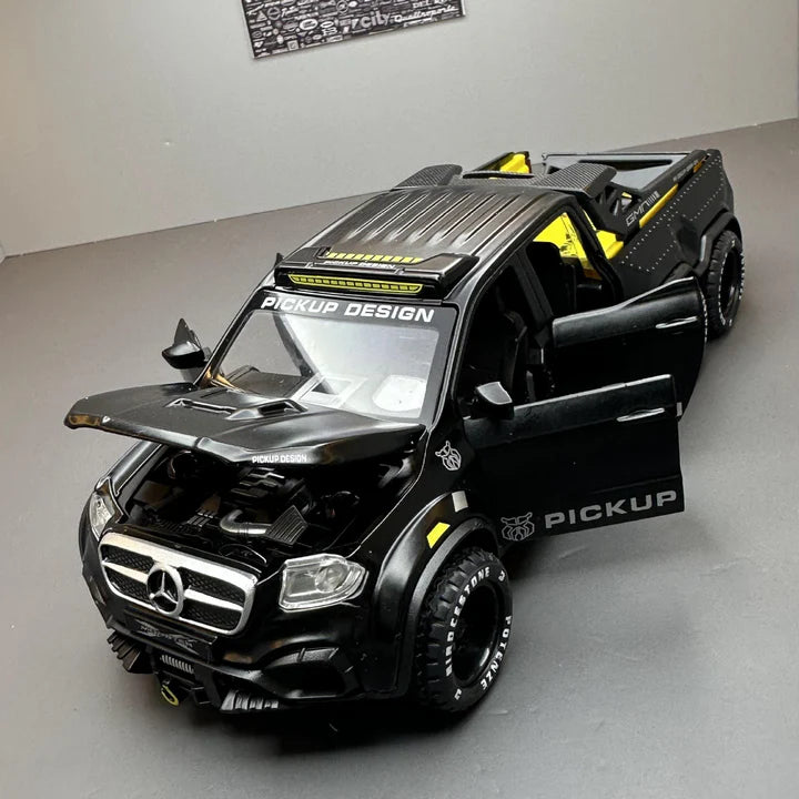 BIG SIZE MERCEDES AMG 6*6 - Diecast Metal Car - Scale 1:24