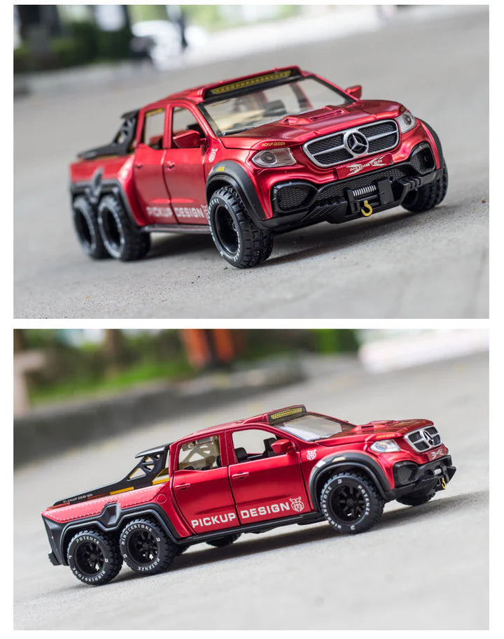 BIG SIZE MERCEDES AMG 6*6 - Diecast Metal Car - Scale 1:24