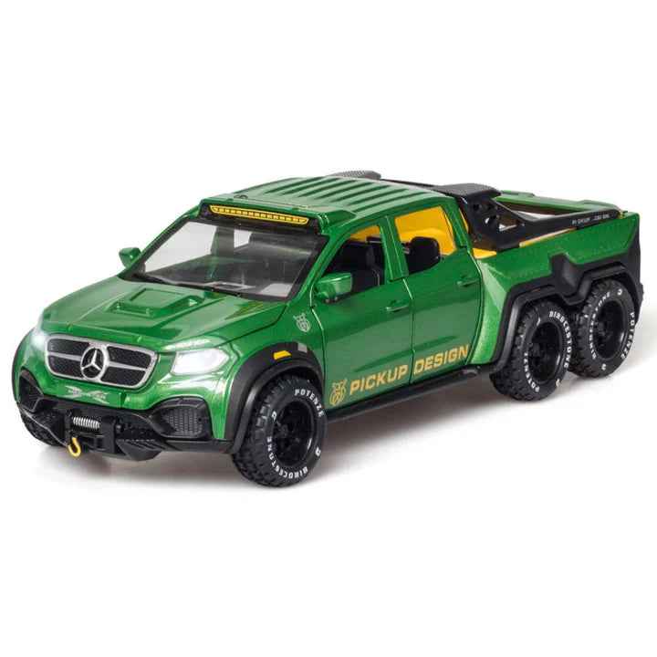BIG SIZE MERCEDES AMG 6*6 - Diecast Metal Car - Scale 1:24