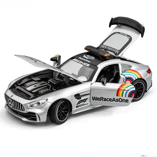 Mercedes-benz Amg Gt Safety Car - Diecast Metal Car - Scale 1:24
