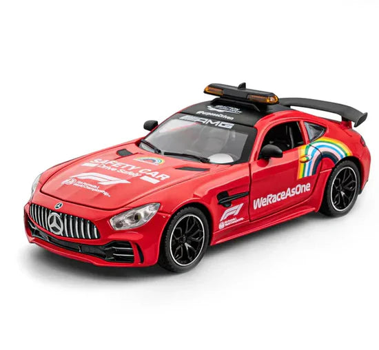 Mercedes-benz Amg Gt Safety Car - Diecast Metal Car - Scale 1:24