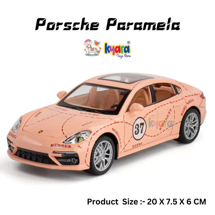 Porsche Panamera Racing - Diecast Metal Car - Scale 1:24
