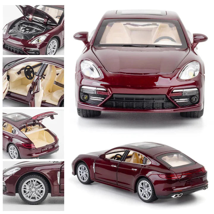 BIG SIZE PORCHE PALAMORA - Diecast Metal Car - Scale 1:24