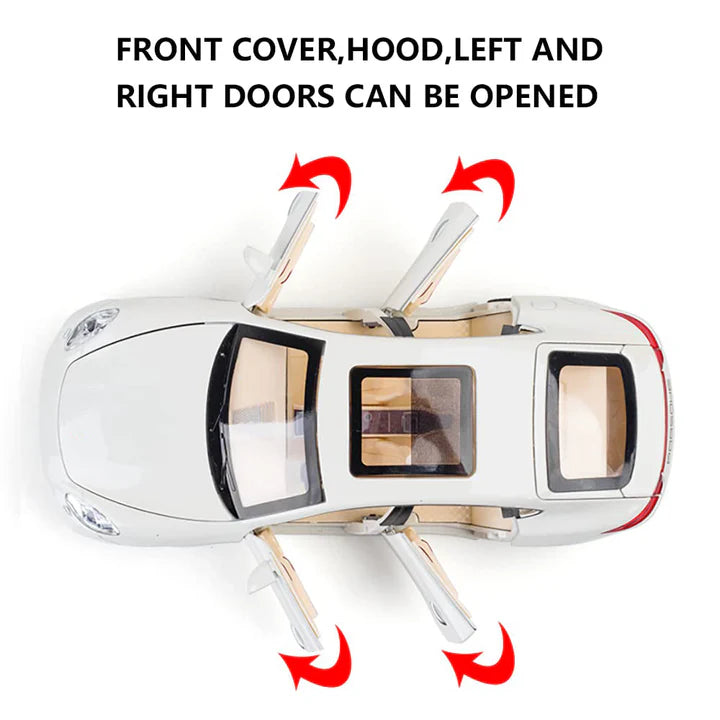 BIG SIZE PORCHE PALAMORA - Diecast Metal Car - Scale 1:24