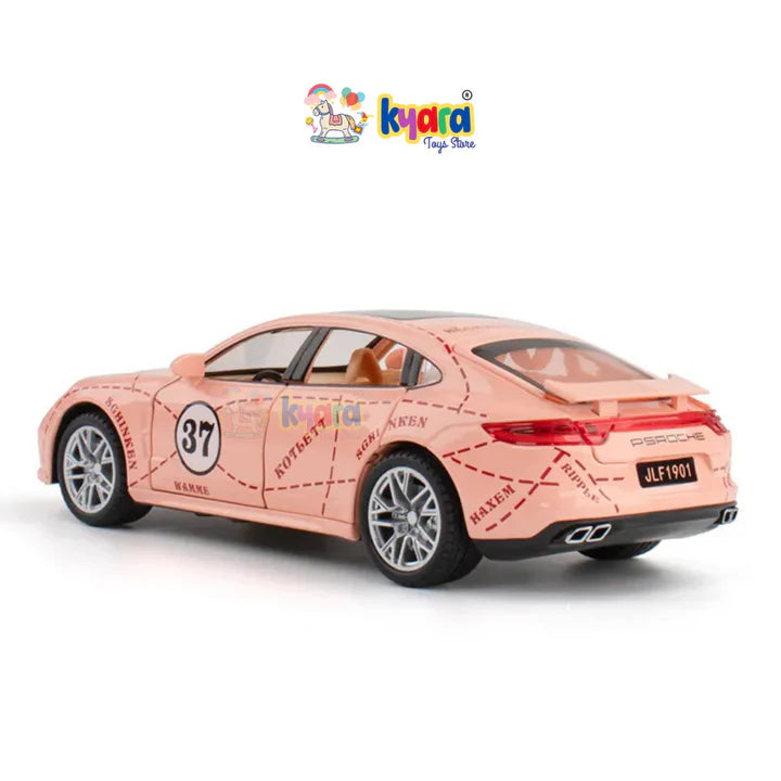 Porsche Panamera Racing - Diecast Metal Car - Scale 1:24