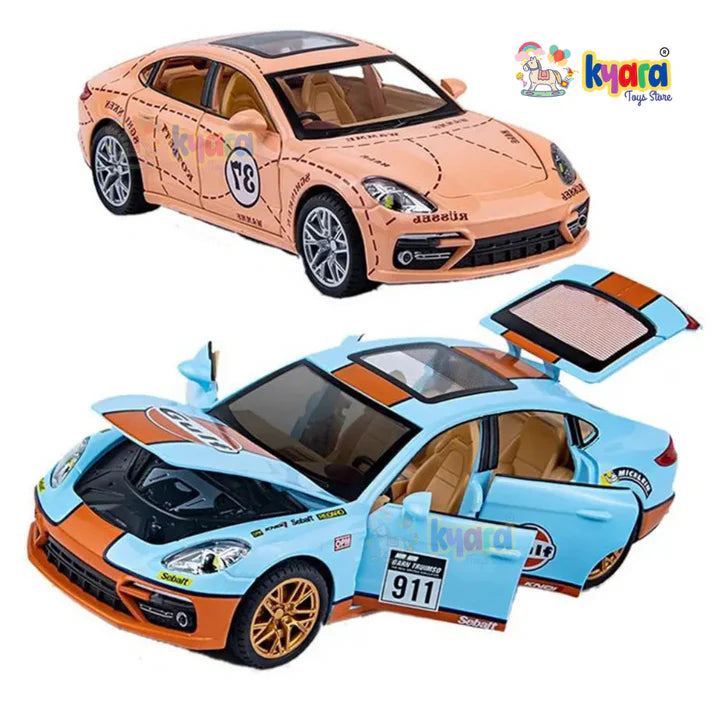 Porsche Panamera Racing - Diecast Metal Car - Scale 1:24