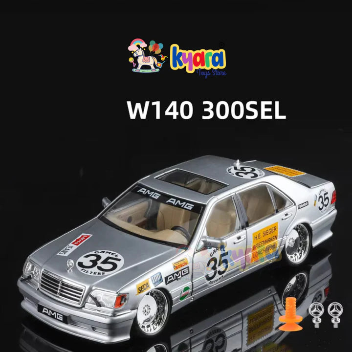 Mercedes Benz W140 300sel - Diecast Metal Car - Scale 1:24