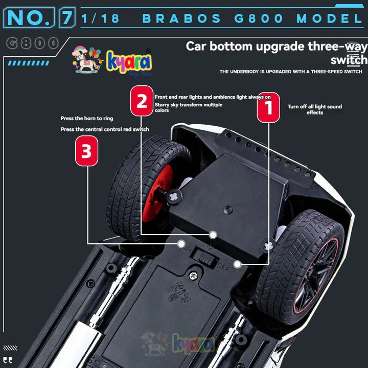 Mercedes-Benz G800 - Diecast Metal Car - Scale 1:24