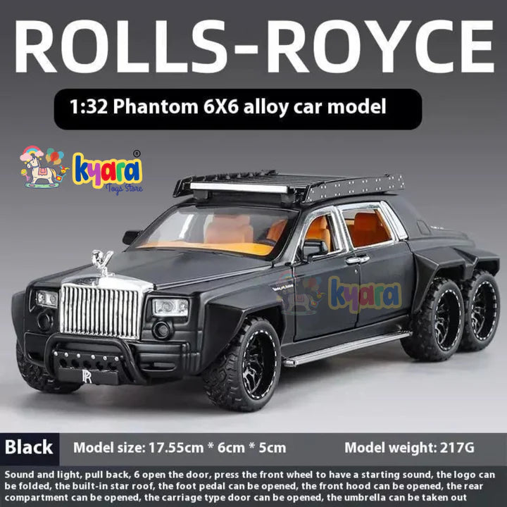 Rolls Royce Phantom 6x6 Sports - Diecast Metal Car - Scale 1:32