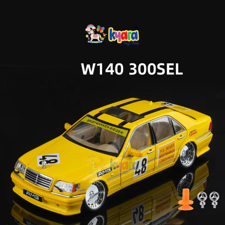 Mercedes Benz W140 300sel - Diecast Metal Car - Scale 1:24