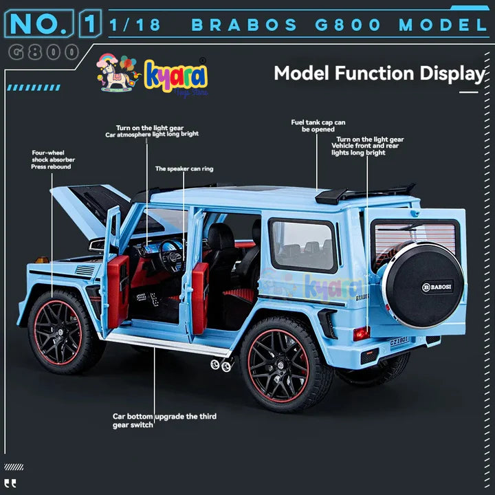 Mercedes-Benz G800 - Diecast Metal Car - Scale 1:24