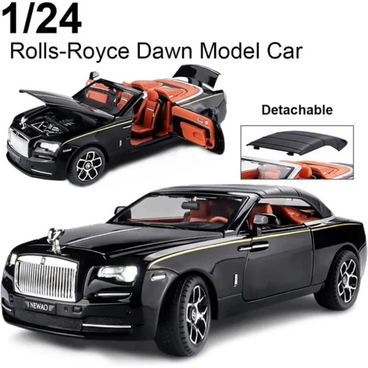 Rolls-Royce Convertible Super Sports - Diecast Metal Car - Scale 1:24