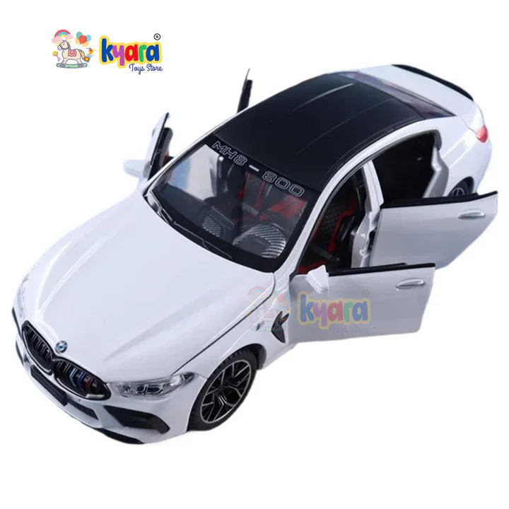 Bmw M8 800 - Diecast Metal Car - Scale 1:24