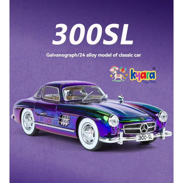 Mercedes-benz 300sl  - Diecast Metal Car - Scale 1:24