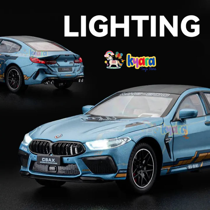 Bmw M8 800 - Diecast Metal Car - Scale 1:24